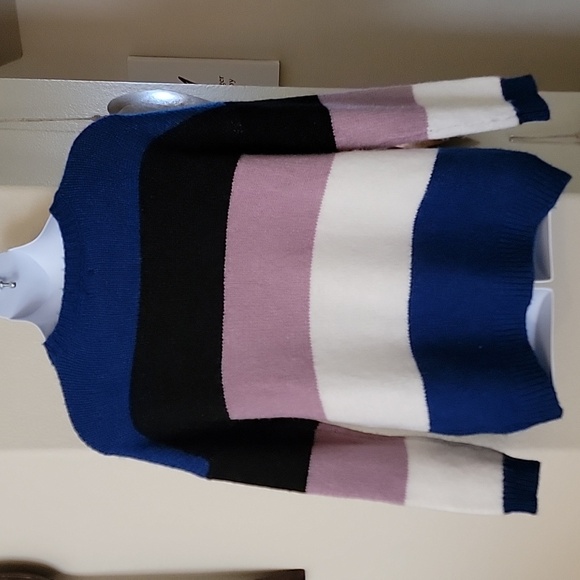 VOLCOM Alpaca Blend Striped Sweater Crew Neck Oversized Style size M - Picture 5 of 9